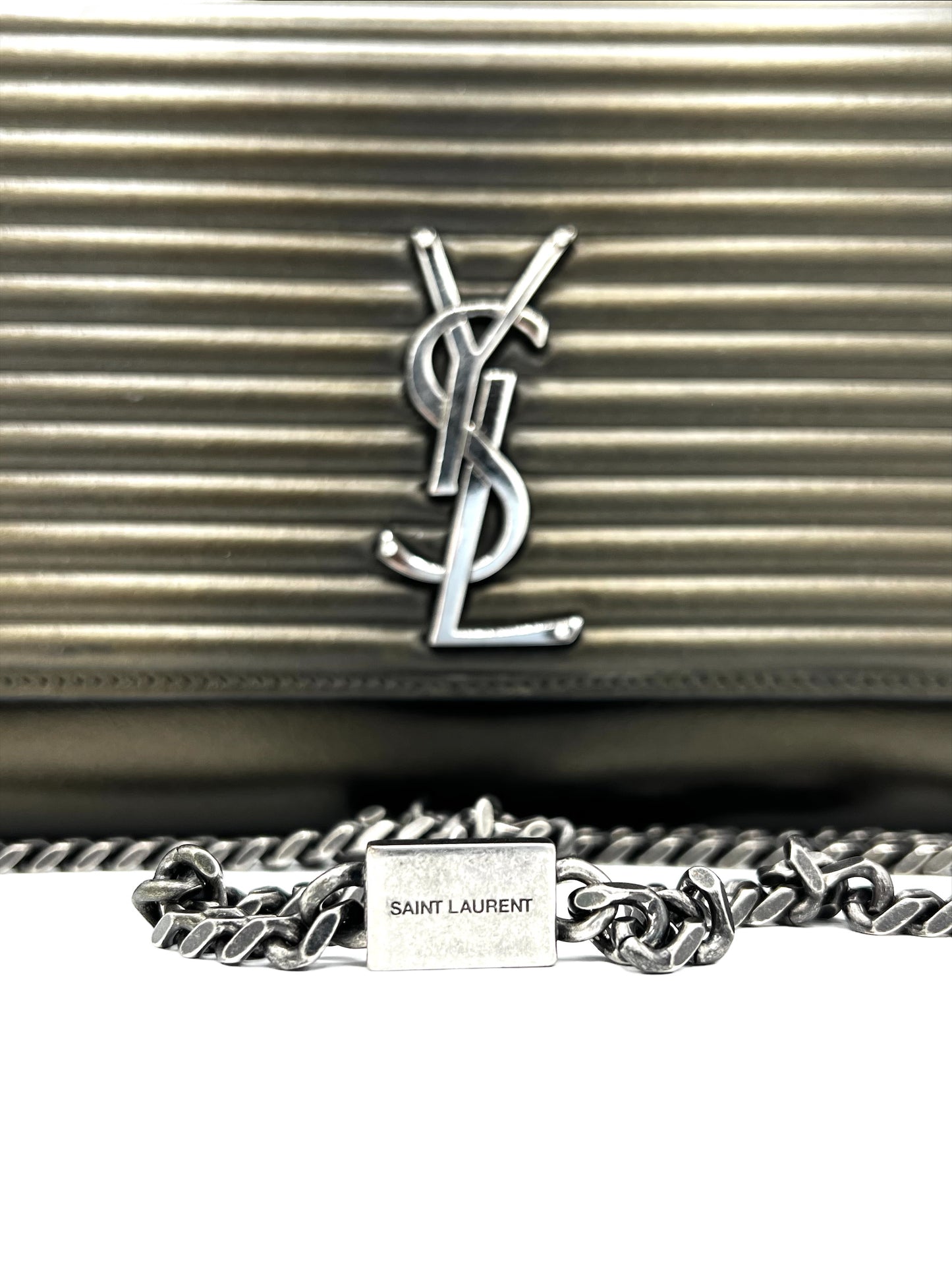 YSL MONOGRAM KATE OPIUM SMALL CHAIN SHOULDER BAG1