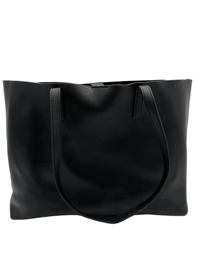 YSL BLACK SHOPPING E/W TOTE BAG