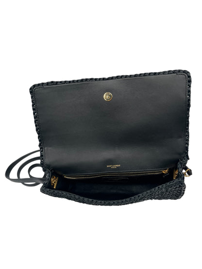 KATE 99 YSL TASSEL SHOULDER BAG IN RAFFIA