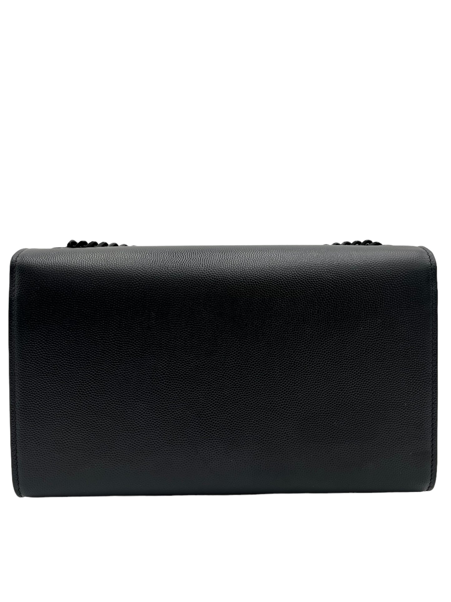 YSL MEDIUM KATE BLACK ON BLACK