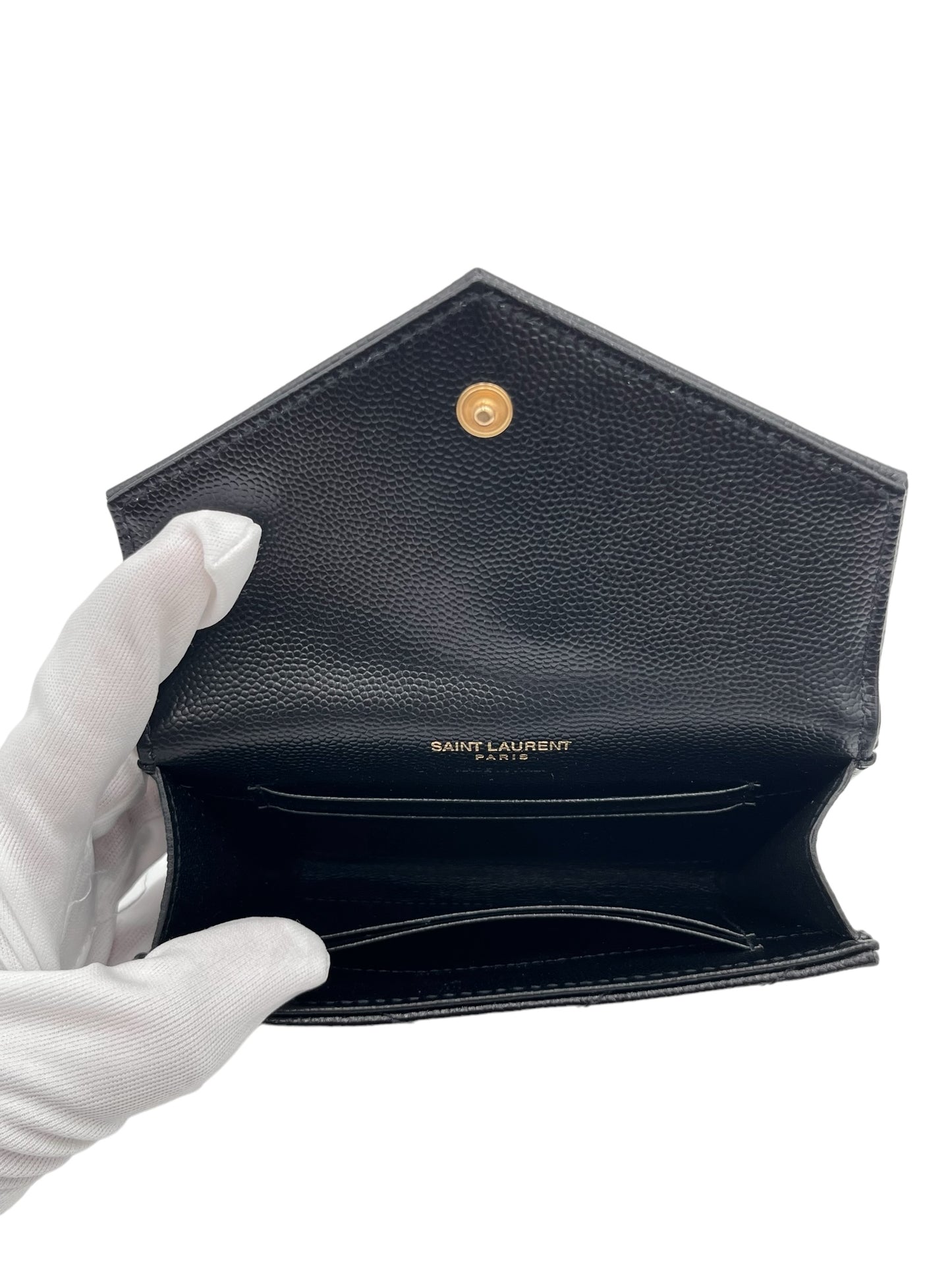 YSL MONOGRAMME ENVELOPE WALLET