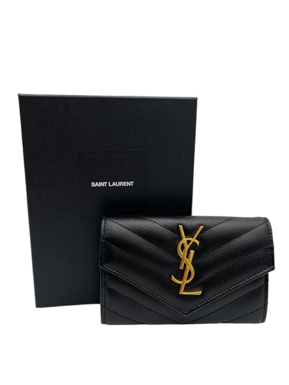 YSL MONOGRAMME ENVELOPE WALLET