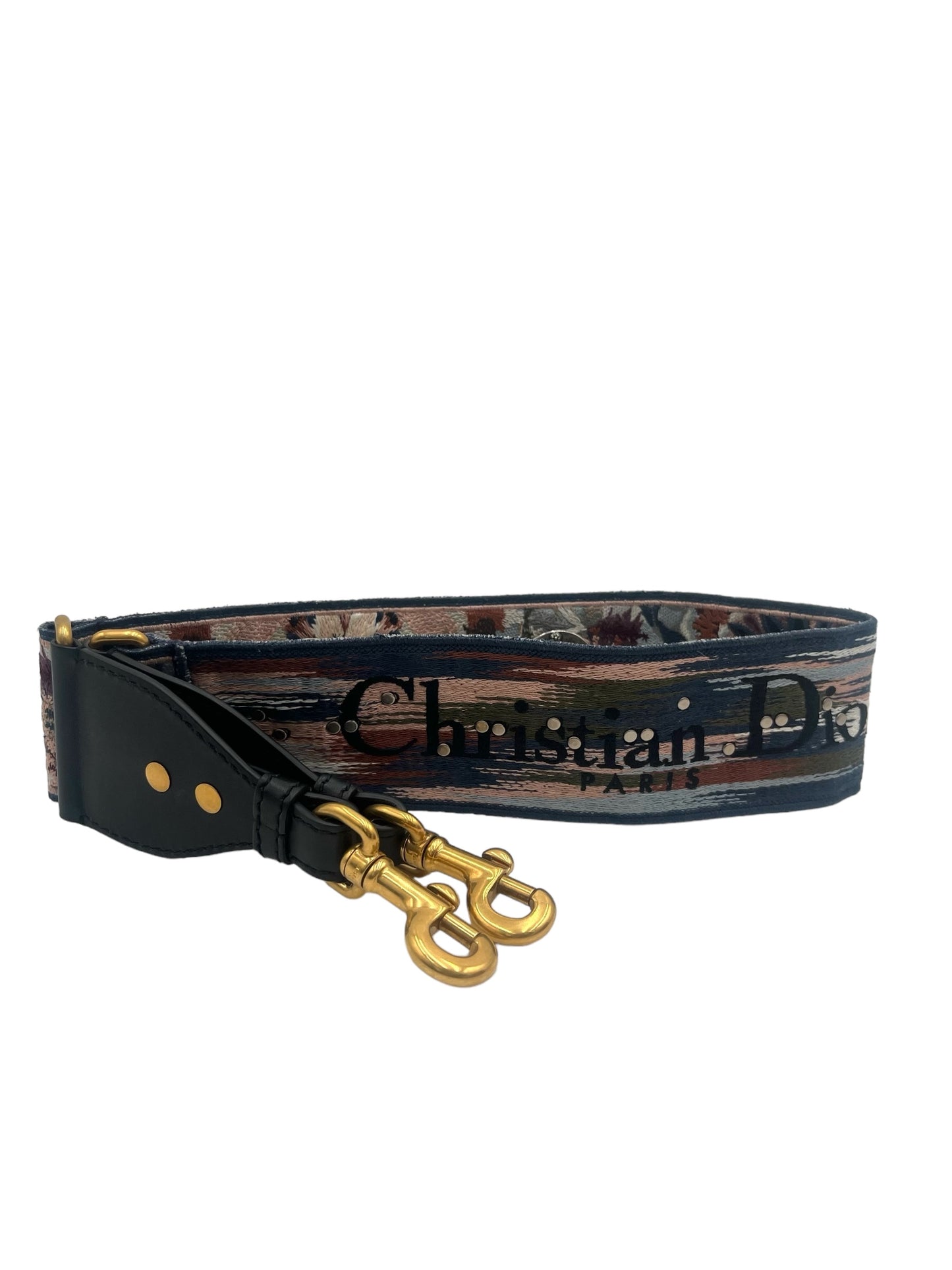 DIOR STRAP CANVAS KALEIDIORSCOPIC LEATHER