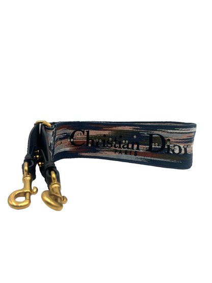 DIOR STRAP CANVAS KALEIDIORSCOPIC LEATHER