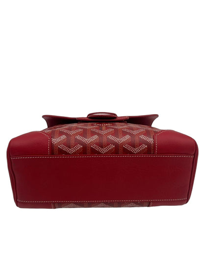 GOYARD MINI SAIGON SOUPLE TOP HANDLE BAG RED