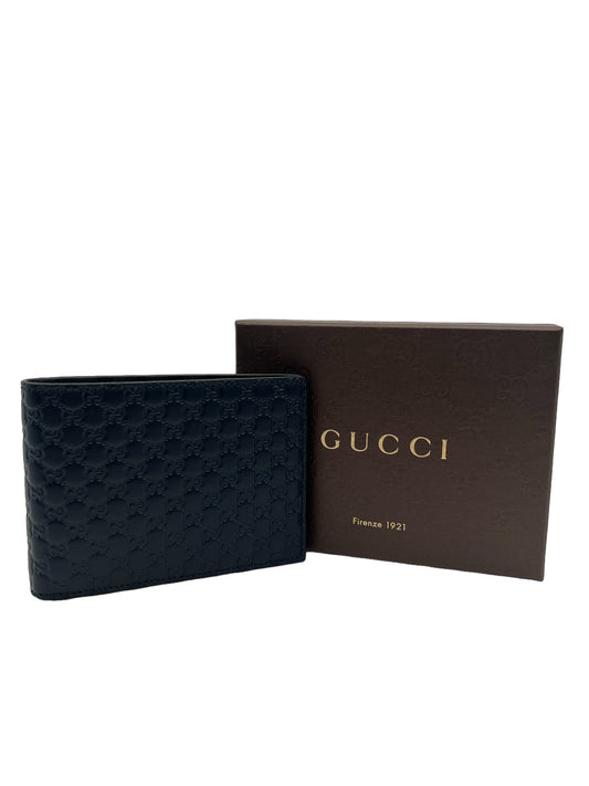 GUCCI NAVY MEN WALLET NO LOGO