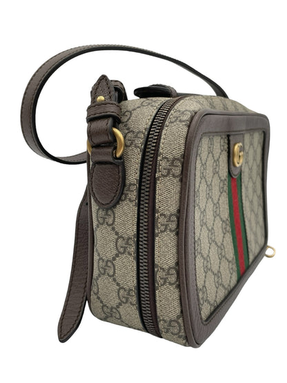 GUCCI OPHIDIA SMALL CROSSBODY BAG WITH WEB