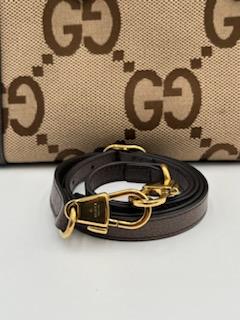 GUCCI TOTE BAG DIANA JUMBO GG SMALL BAMBOO HANDLE