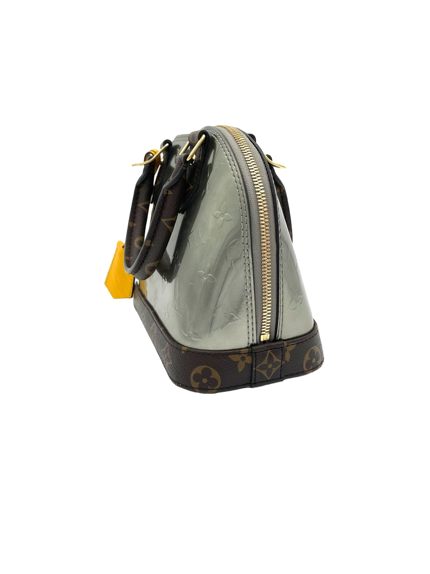 LOUIS VUITTON ALMA BB TAUPE METALLISE VERNIS MONOGRAM