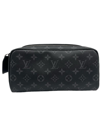 LOUIS VUITTON DOPP KIT TOILETRY POUCH MONOGRAM ECLIPSE CANVAS