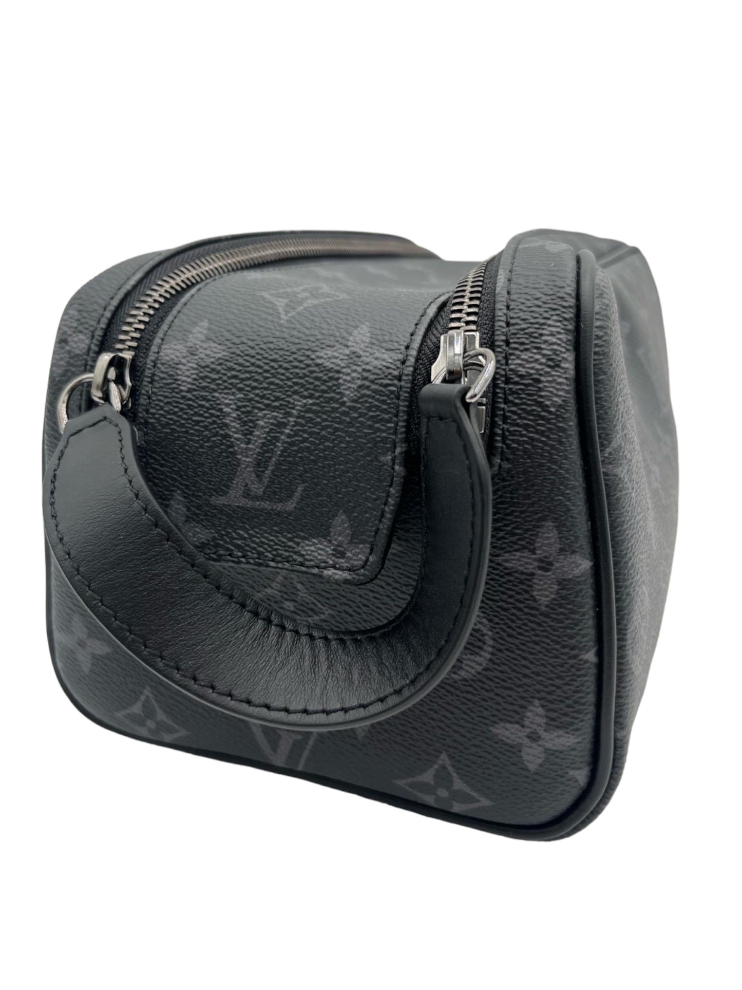 LOUIS VUITTON DOPP KIT TOILETRY POUCH MONOGRAM ECLIPSE CANVAS