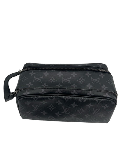 LOUIS VUITTON DOPP KIT TOILETRY POUCH MONOGRAM ECLIPSE CANVAS