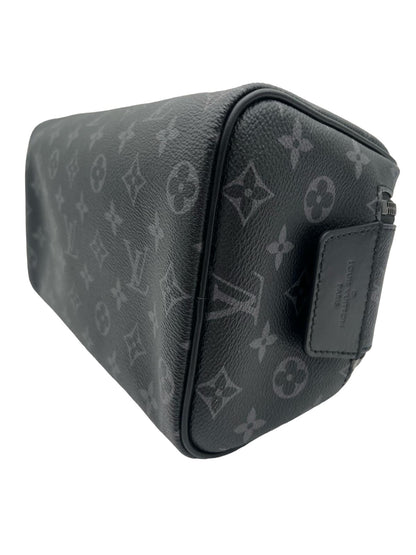 LOUIS VUITTON DOPP KIT TOILETRY POUCH MONOGRAM ECLIPSE CANVAS