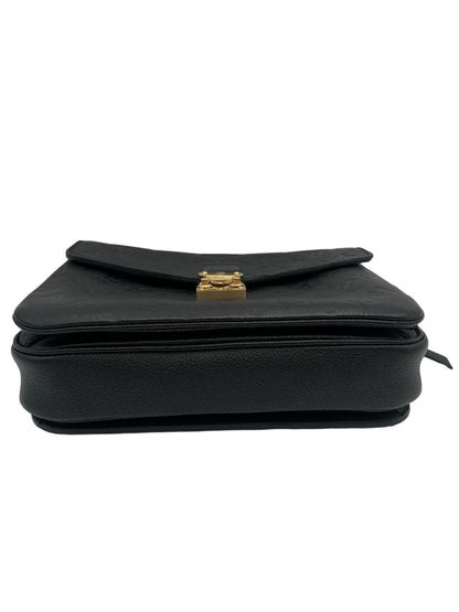 LOUIS VUITTON METIS POCHETTE EMPREINTE NOIR BLACK HANDBAG