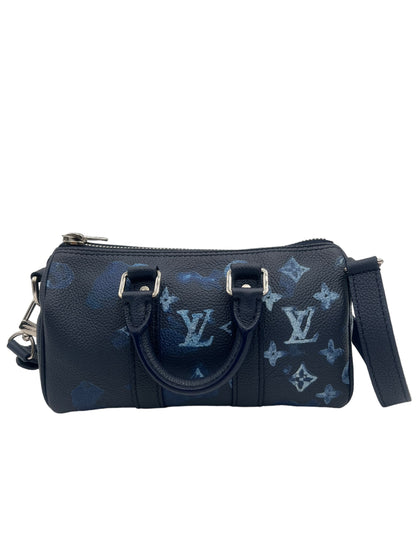 LOUIS VUITTON TAURILLON INK WATERCOLOR KEEPALL BANDOULIERE XS BAG