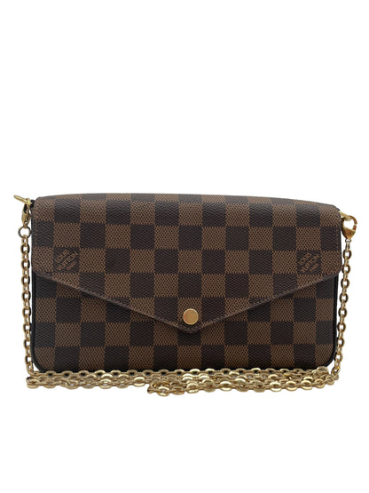 LOUIS VUITTON POCHETTE FELICIE DAMIER EBENE