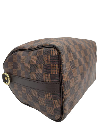 LOUIS VUITTON SPEEDY BANDOULIERE 25 2WAY BAG DAMIER EBENE