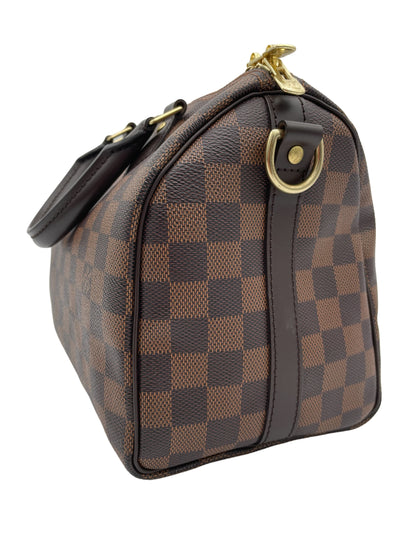 LOUIS VUITTON SPEEDY BANDOULIERE 25 2WAY BAG DAMIER EBENE