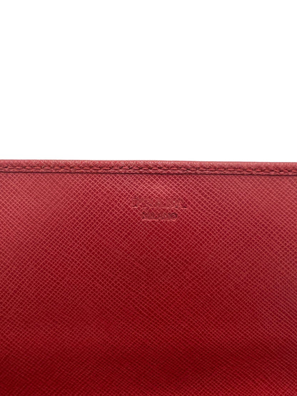 PRADA RED SAFFIANO WOC