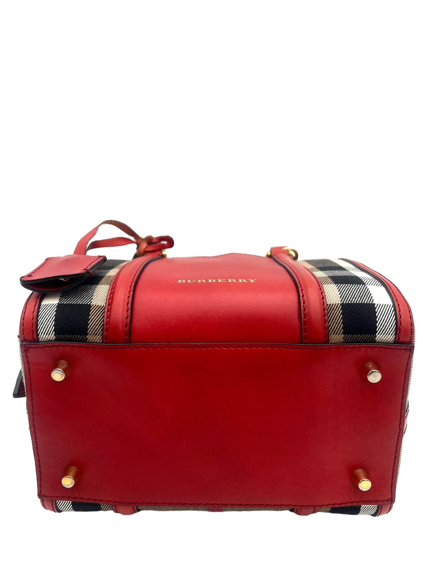 BURBERRY ALCHESTER CONVERTIBLE SATCHEL HOUSE CHECK