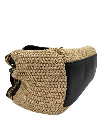 YSL NOLITA RAFFIA SHOULDER BAG