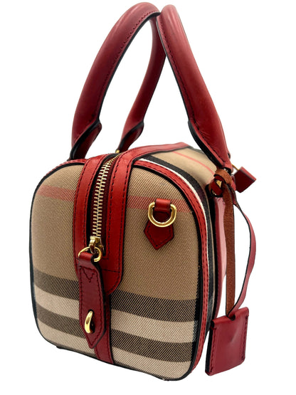 BURBERRY ALCHESTER CONVERTIBLE SATCHEL HOUSE CHECK