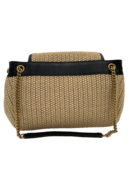 YSL NOLITA RAFFIA SHOULDER BAG