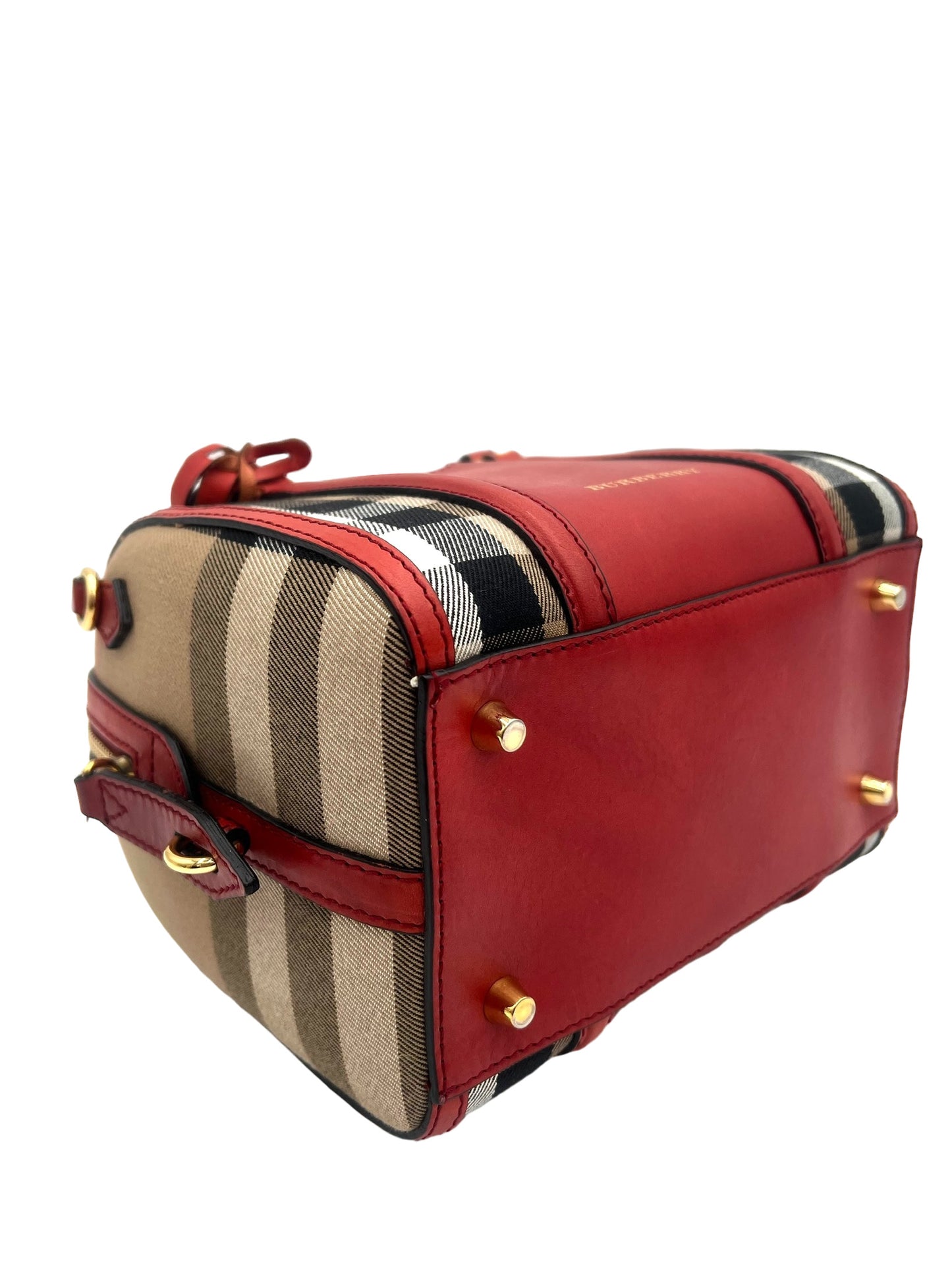 BURBERRY ALCHESTER CONVERTIBLE SATCHEL HOUSE CHECK