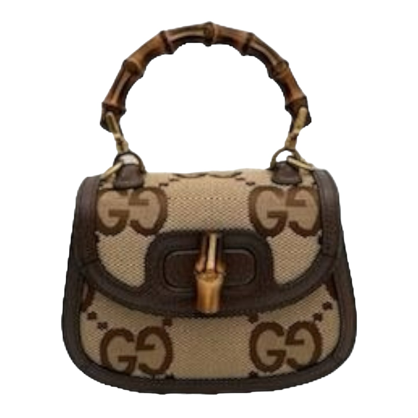 GUCCI BAMBOO 1947 JUMBO GG MINI BAG