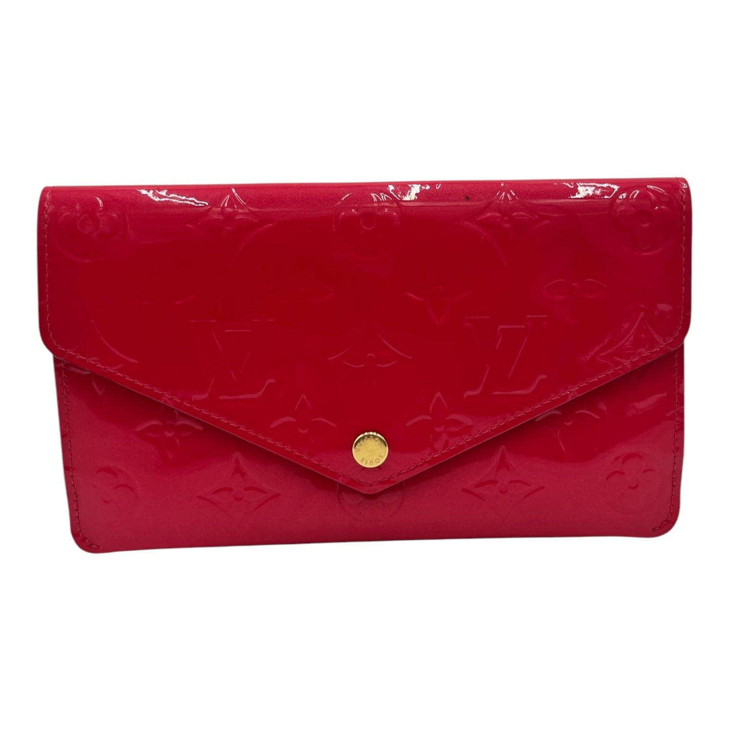 LOUIS VUITTON ROSE POP MONOGRAM VERNIS LEATHER WALLET