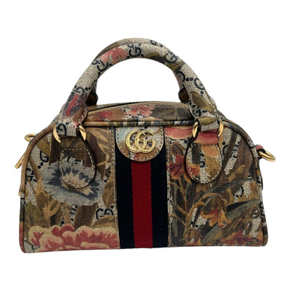 GUCCI OPHIDIA GG FLORAL SHOULDER MINI BAG