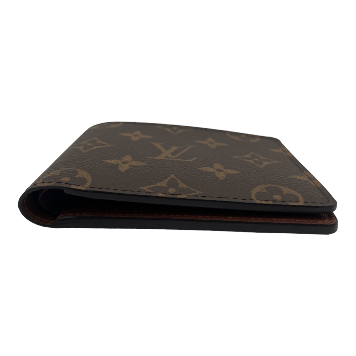 LOUIS VUITTON CANVAS MULTIPLE MONOGRAM BROWN COATED WALLET