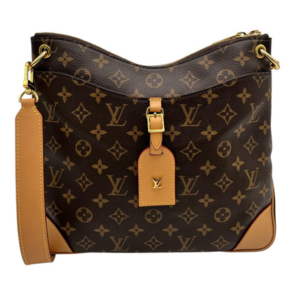 LOUIS VUITTON ODEON MM MONOGRAM CANVAS SHOULDER BAG