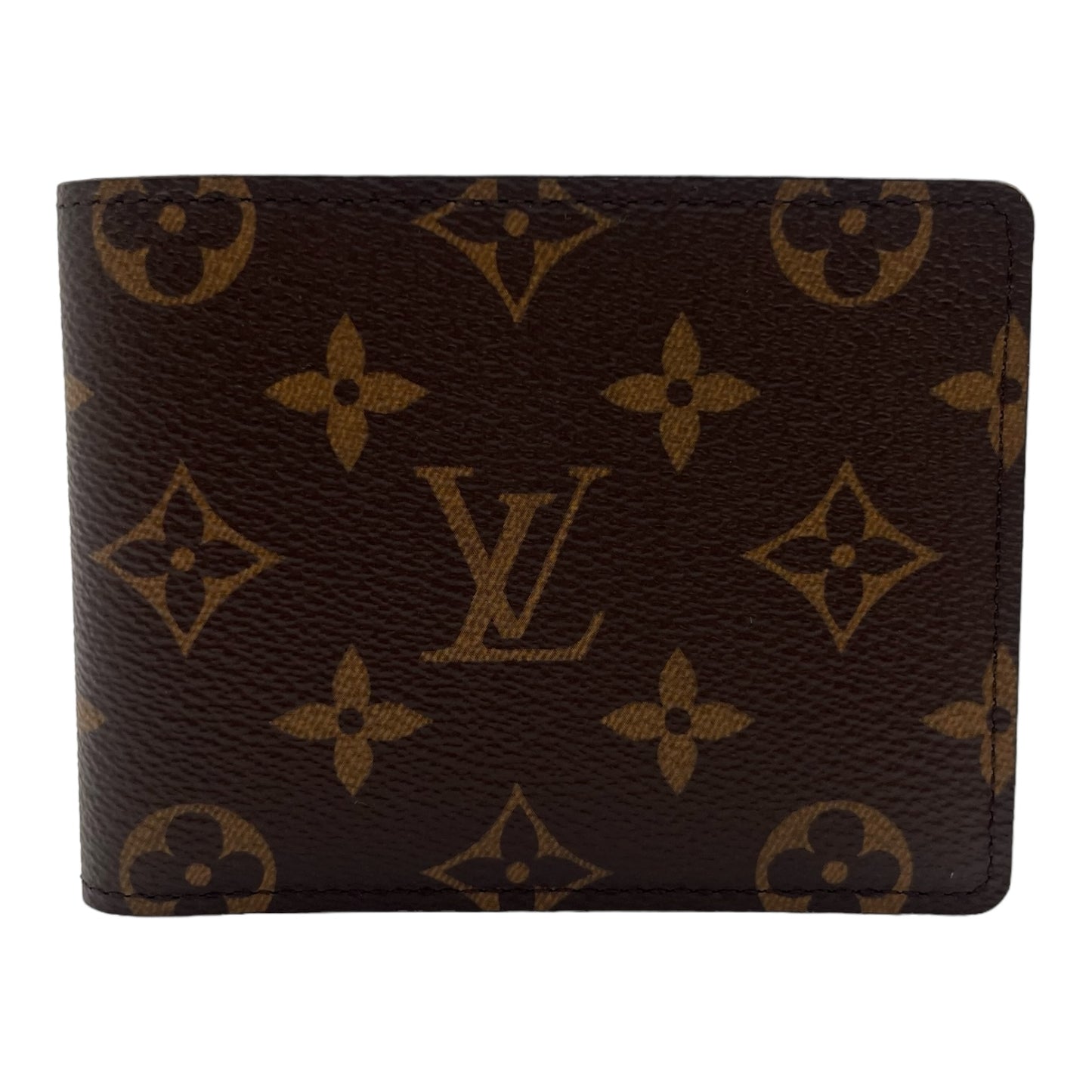 LOUIS VUITTON CANVAS MULTIPLE MONOGRAM BROWN COATED WALLET