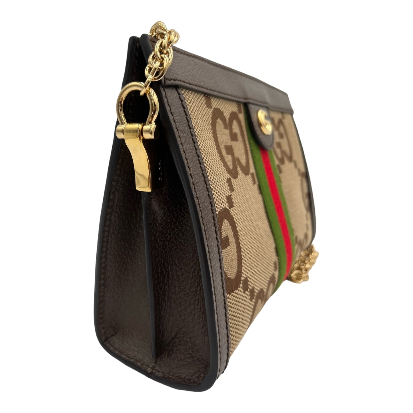 GUCCI OPHIDIA CHAIN SHOULDER BAG SMALL JUMBO GG