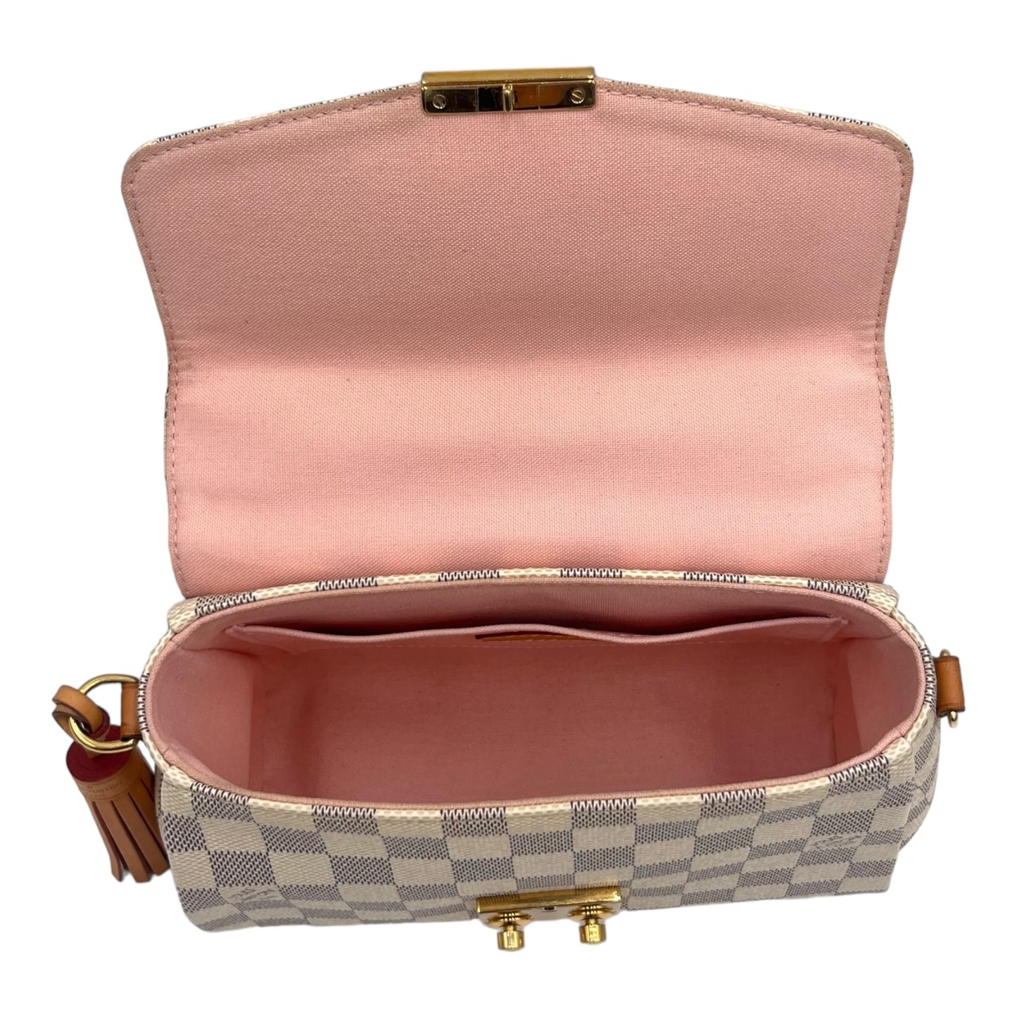 LOUIS VUITTON CROISETTE CROSSBODY BAG DAMIER AZUR