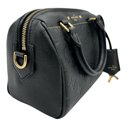 LOUIS VUITTON SPEEDY 20 BLACK MONOGRAM EMPREINTE