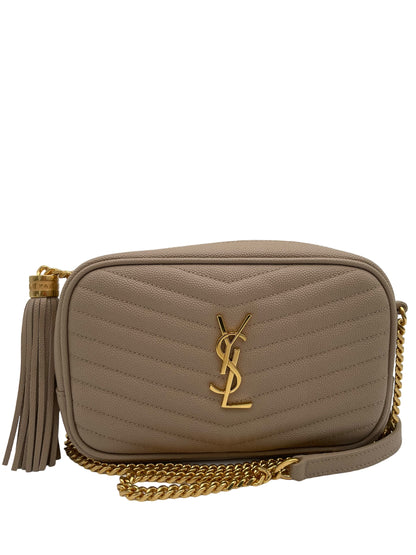 YSL LOU CAMERA BAG MATELASSE CHEVRON LEATHER