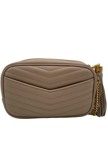 YSL LOU CAMERA BAG MATELASSE CHEVRON LEATHER