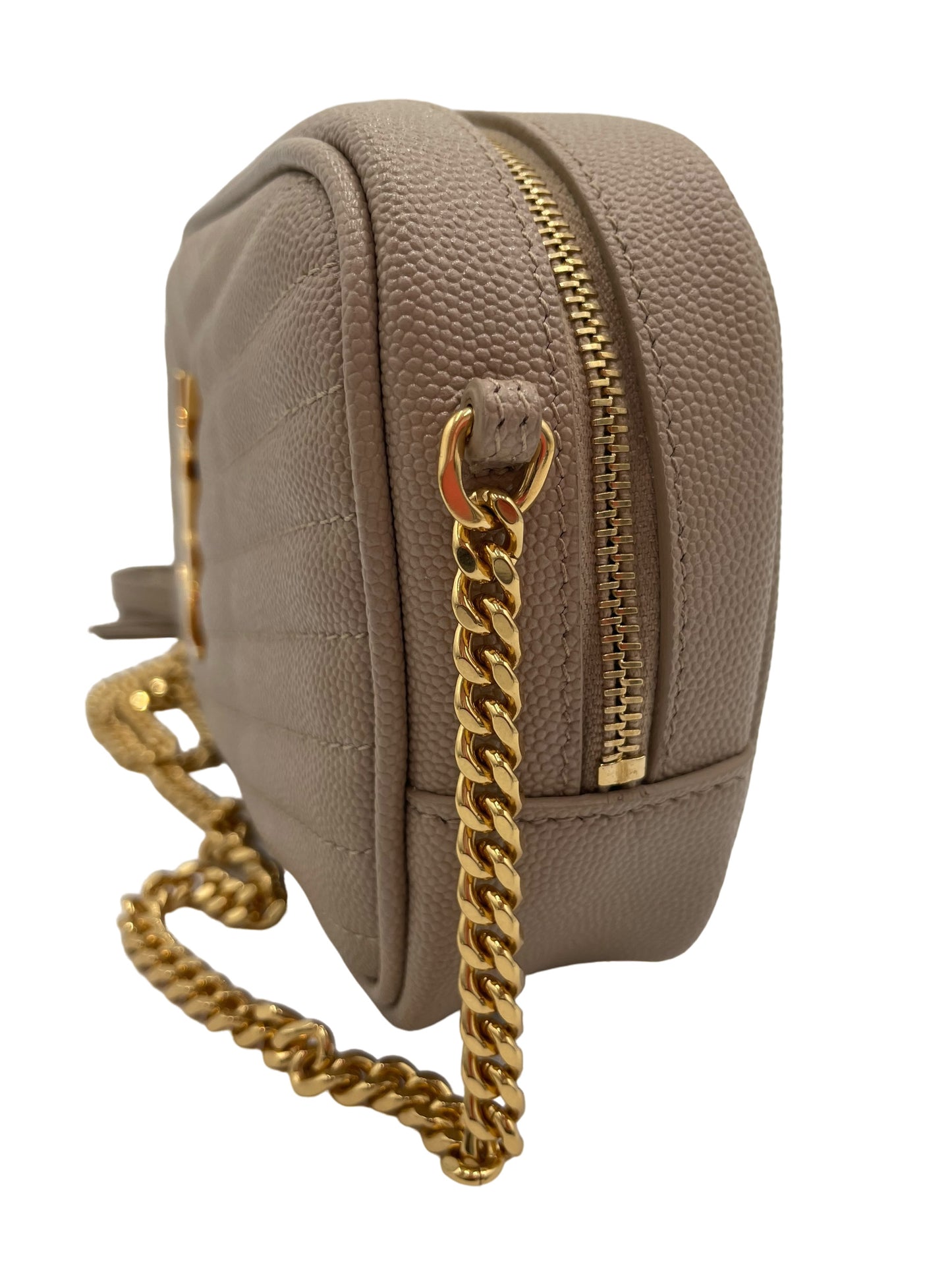 YSL LOU CAMERA BAG MATELASSE CHEVRON LEATHER