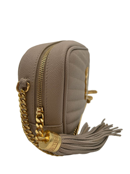 YSL LOU CAMERA BAG MATELASSE CHEVRON LEATHER