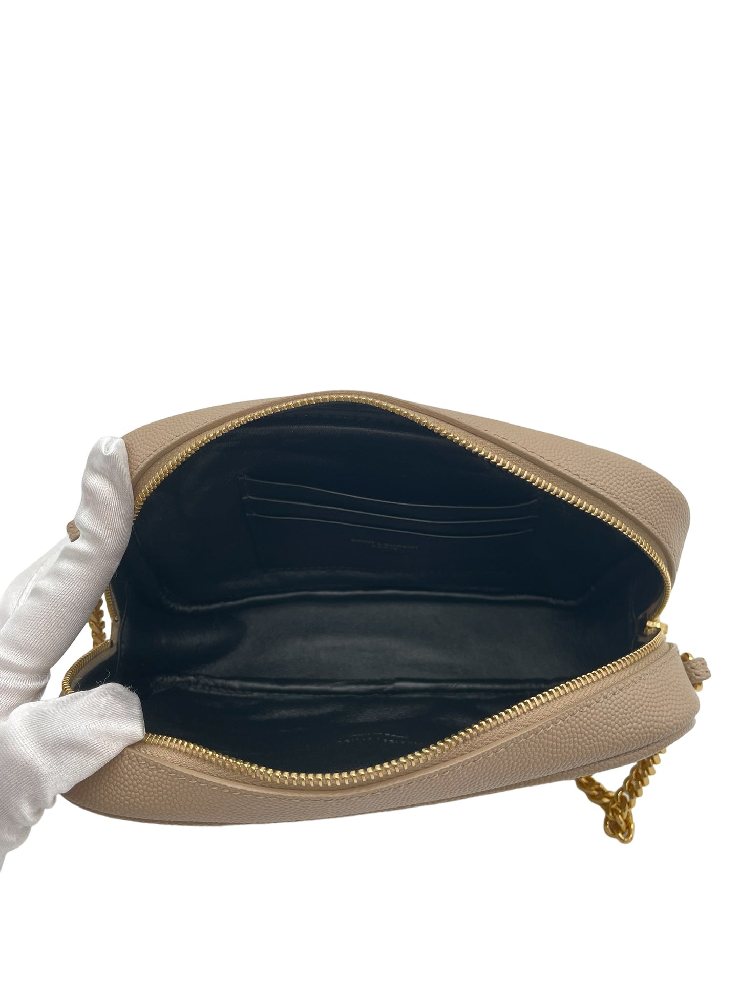 YSL LOU CAMERA BAG MATELASSE CHEVRON LEATHER