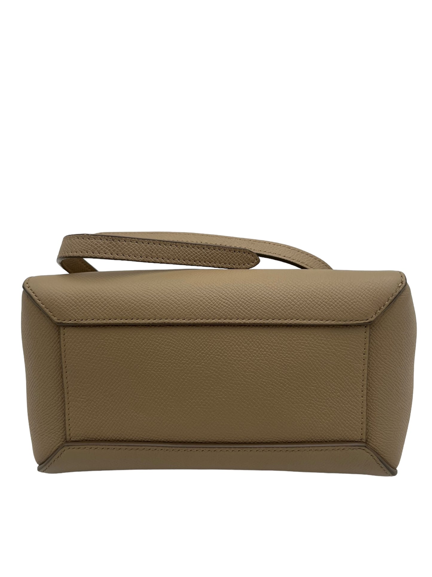 CELINE CALFSKIN BELT BAG NANO IN BEIGE