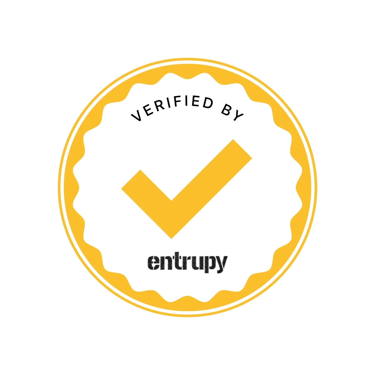 Verified By Entrupy badge graphic