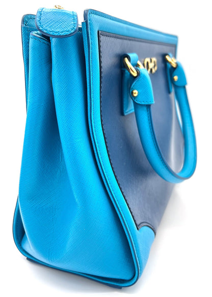 CARTERA FERRAGAMO BEKY MUJER AZUL PACÍFICO