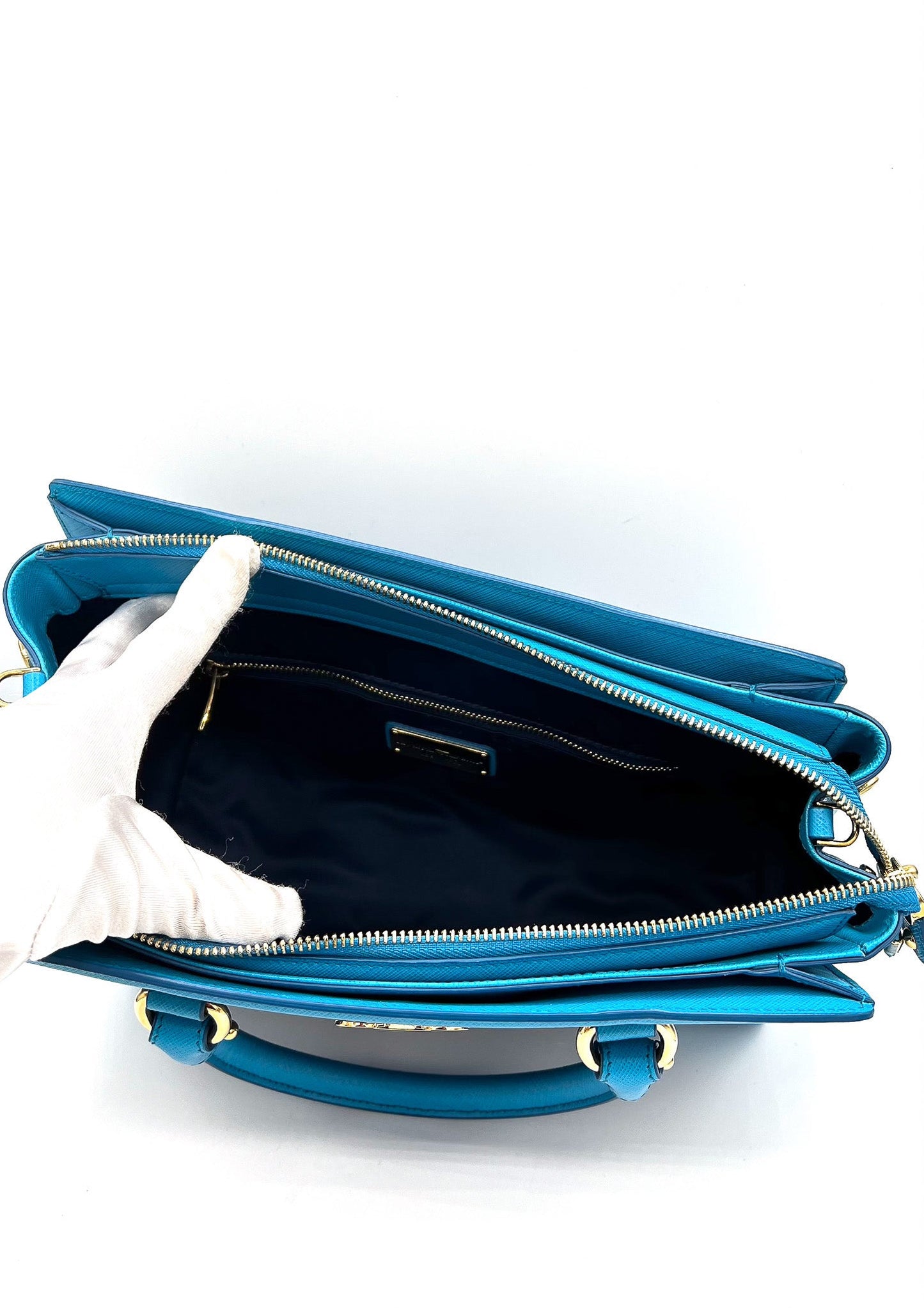 CARTERA FERRAGAMO BEKY MUJER AZUL PACÍFICO