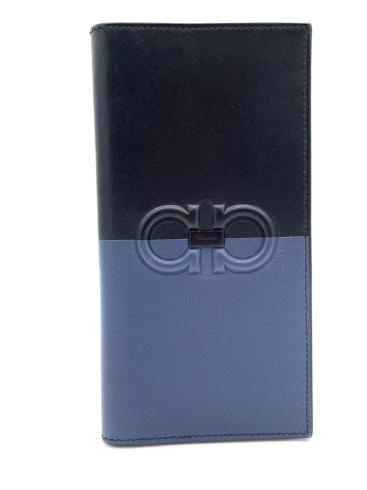 FERRAGAMO GANCINI FIRENZE LOGO LONG MEN WALLET