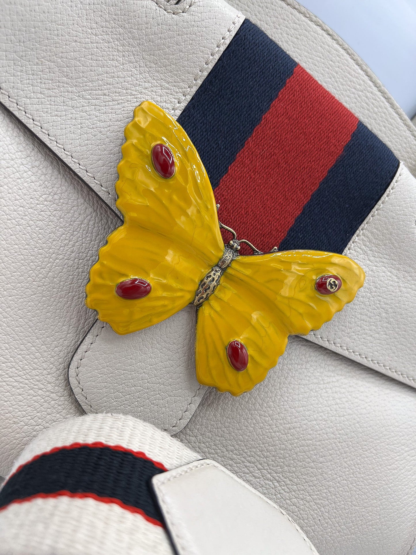 GUCCI BUTTERFLY WEB TOTEM 2WAY BAG