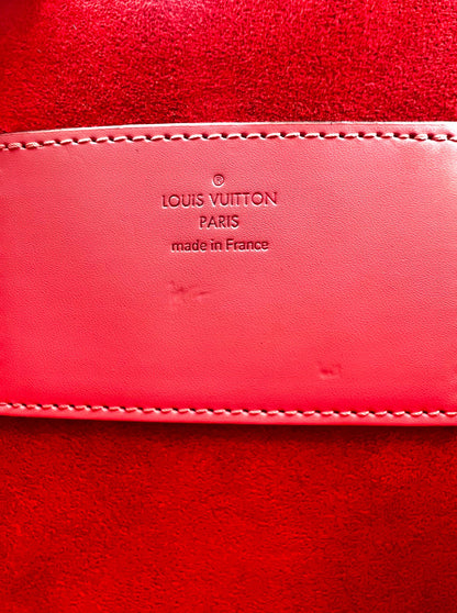 BOLSO DE MANO LOUIS VUITTON TWIST EDICIÓN LIMITADA TRUNKS PIEL EPI MM EN ROJO